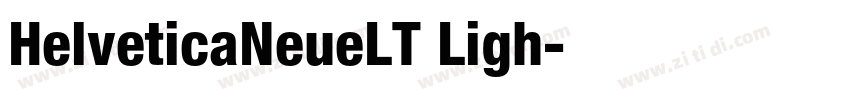 HelveticaNeueLT Ligh字体转换